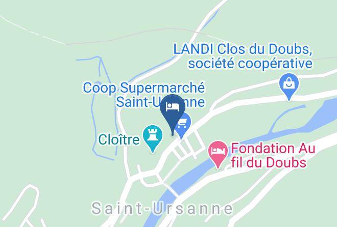Porrentruy - Hotel Du Boeuf Maps