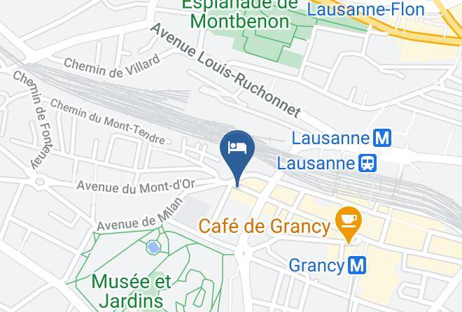 Lausanne - Hotel Du Boulevard Maps
