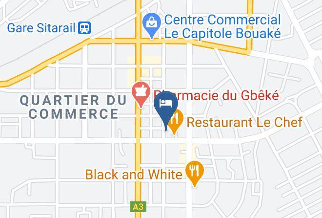 Bouake - Hotel Du Centre Maps