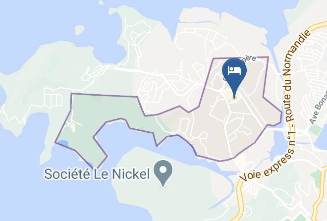 Noumea - Hotel Du Centre Noumea Maps