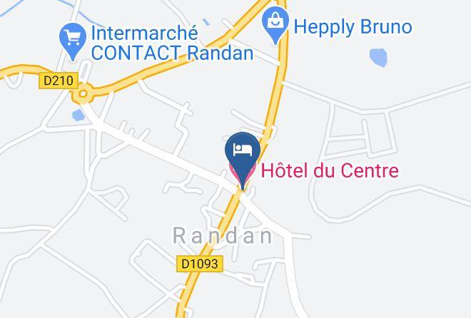 Puy De Dome - Hotel Du Centre Maps