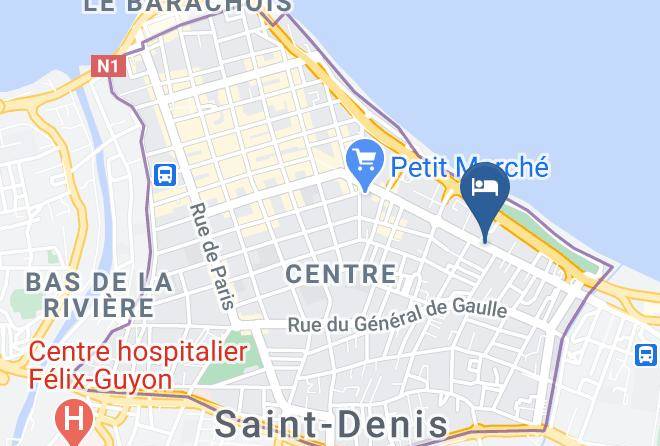 Saint Denis - Hotel Du Centre Maps