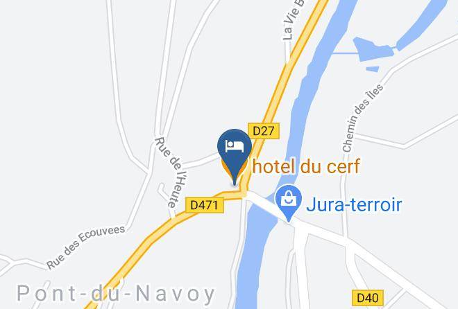 Jura - Hotel Du Cerf Maps