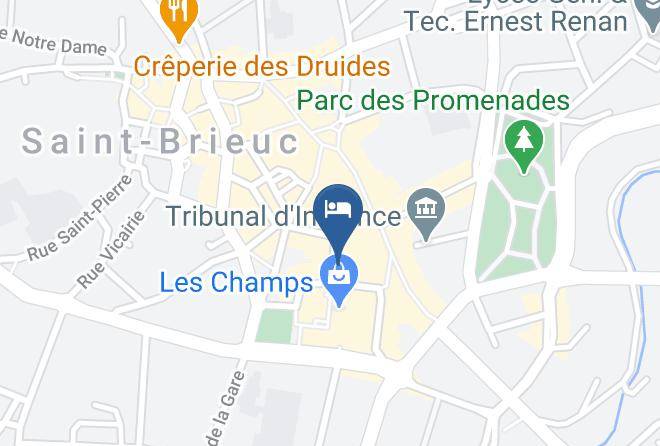 Cotes D Armor - Hotel Du Champ De Mars Maps