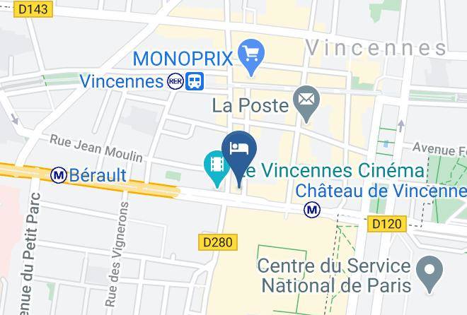 Val De Marne - Hotel Du Chateau Maps