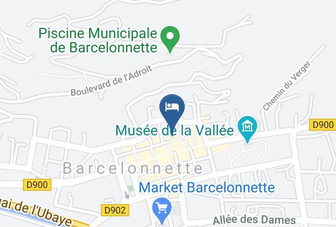 Alpes De Haute Provence - Hotel Du Cheval Blanc Maps