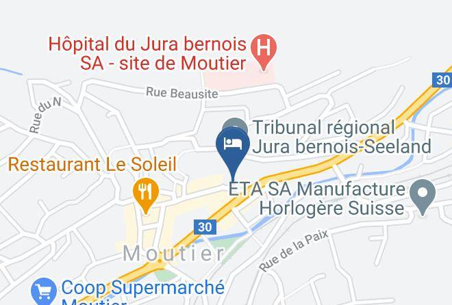 Bernese Jura - Hôtel Restaurant Le Cheval Blanc Maps