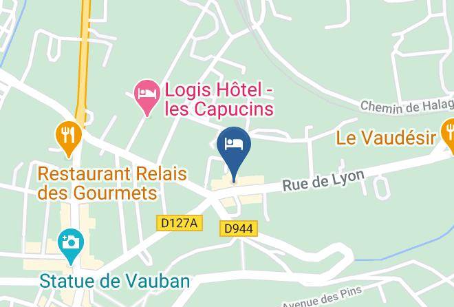 Yonne - Hotel Du Cheval Blanc Maps