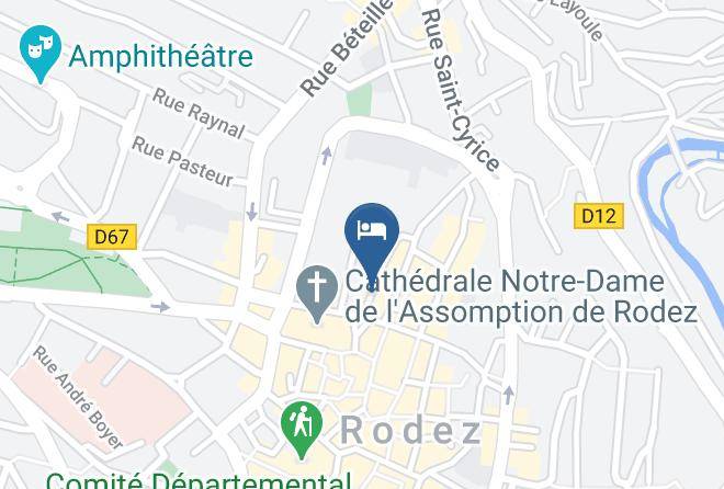 Aveyron - Hotel Du Clocher Maps