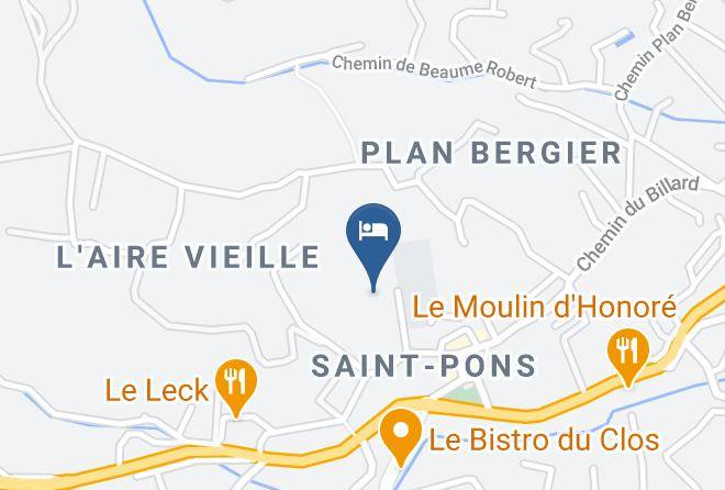 Hotel Du Clos Map