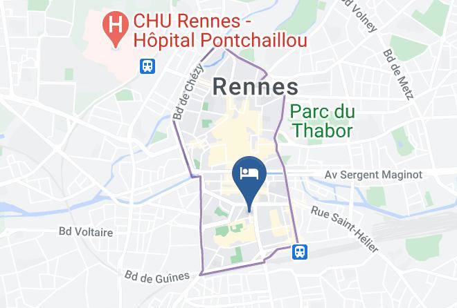 Ille Et Vilaine - Hotel Du Colombier Maps