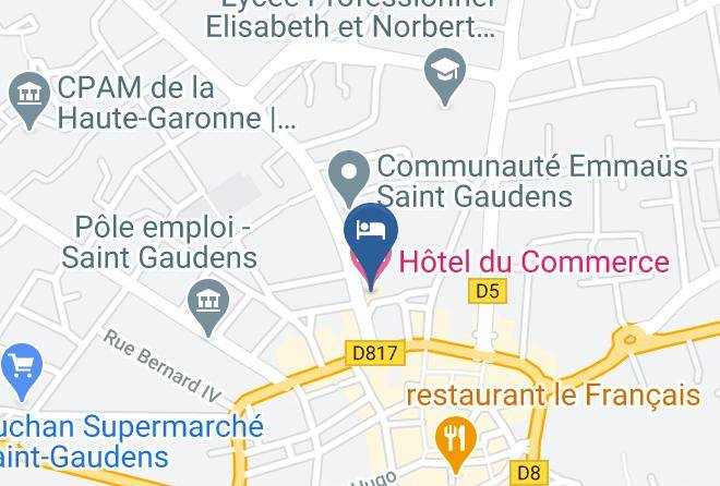 Haute Garonne - Hotel Du Commerce Maps