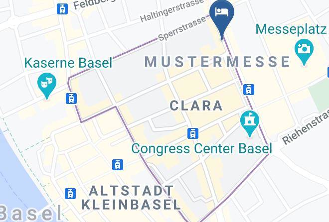 Basel - Hotel Du Commerce Maps