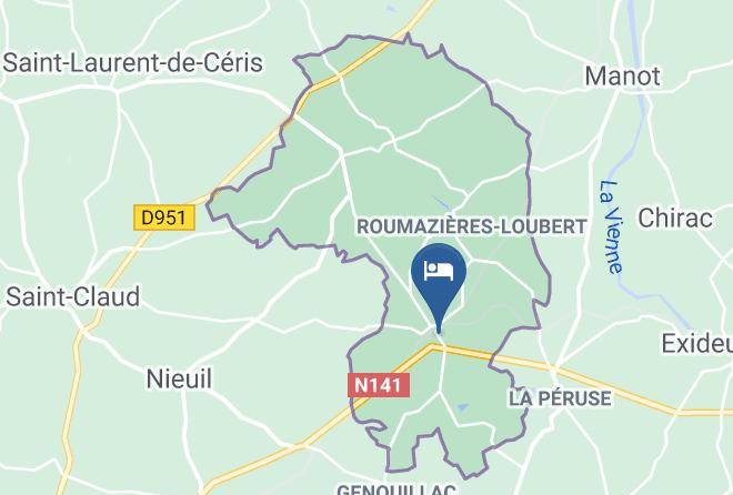 Charente - Hotel Du Commerce Chez Stephane Maps