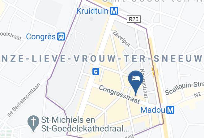 Brussels - Hotel Du Congres Maps