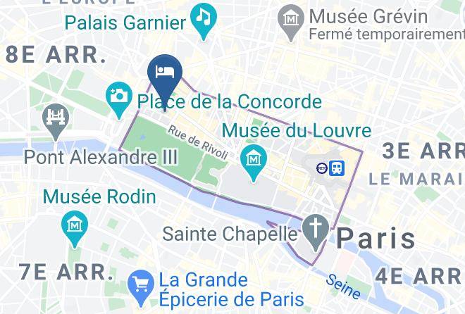Paris - Hotel Du Continent Maps