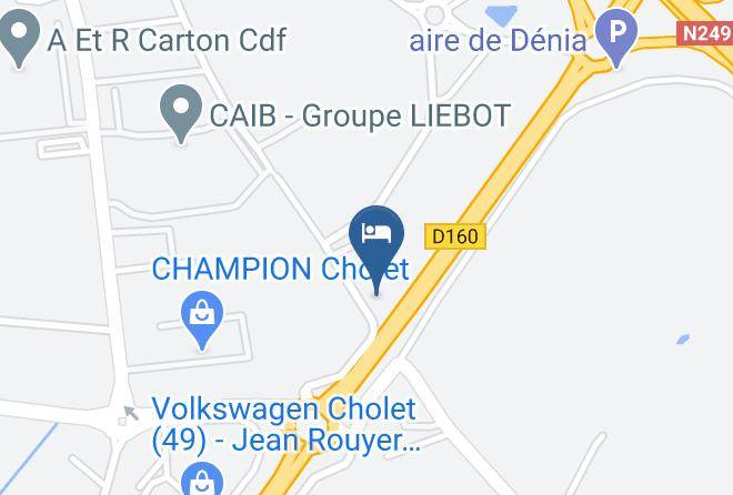 Hotel Du Cormier Map