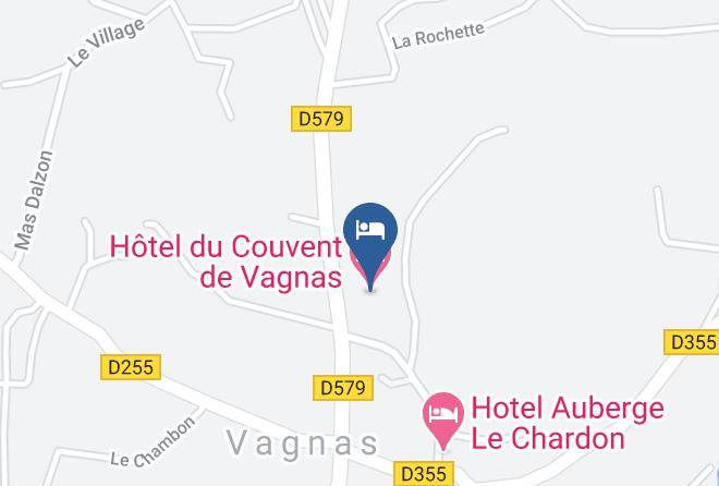Ardeche - Hotel Du Couvent De Vagnas Maps
