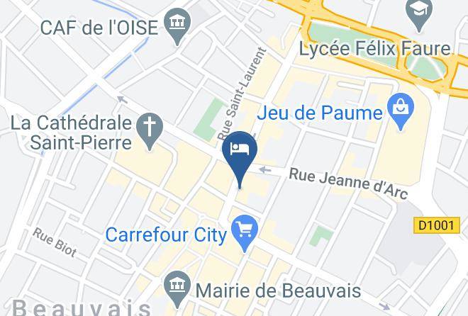 Oise - Hotel Du Cygne Beauvais Maps