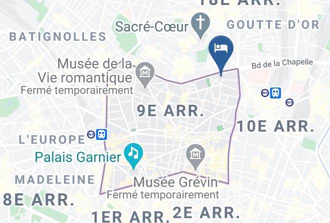 Paris - Hotel Du Delta Maps