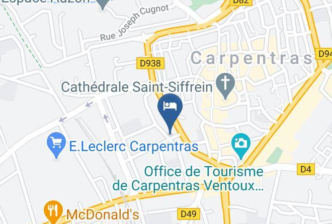 Vaucluse - Hotel Du Forum Maps