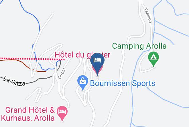 Herens - Hotel Du Glacier Maps