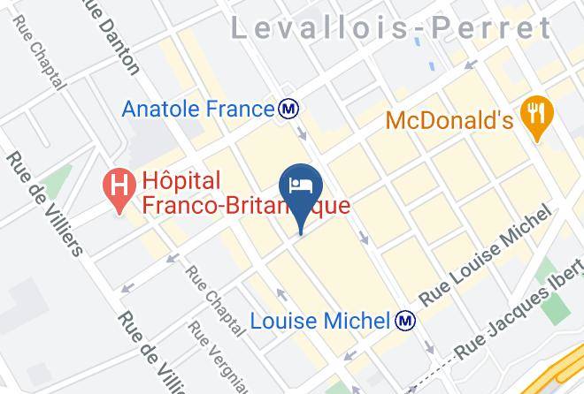 Hauts De Seine - Hotel Du Globe Maps