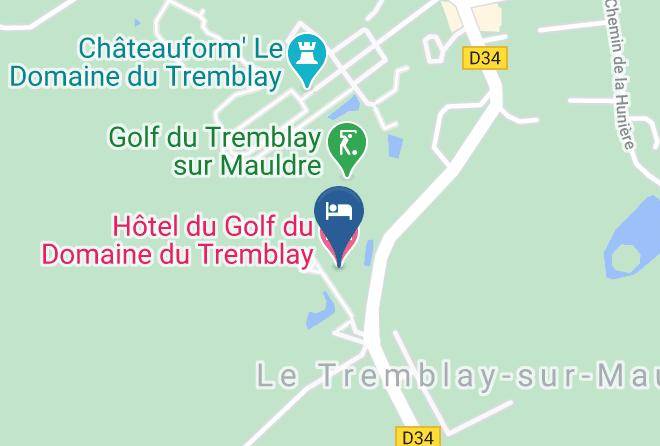 Yvelines - Hotel Du Golf Du Domaine Du Tremblay Maps