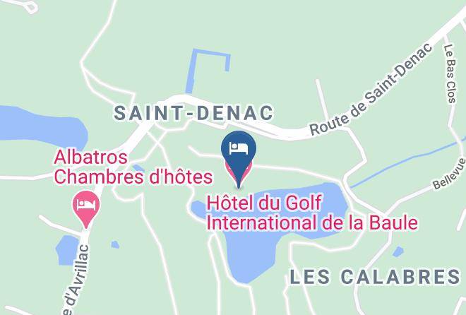 Loire Atlantique - Hotel Du Golf International De La Baule Maps