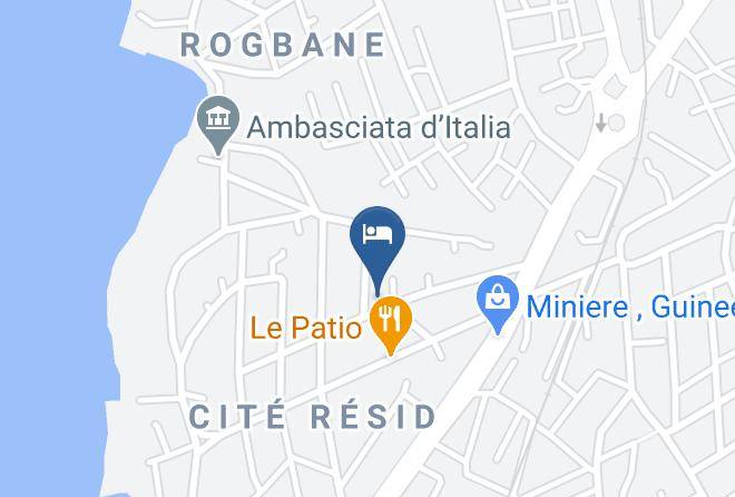 Dixinn - Hotel Du Golfe De Guinee Maps
