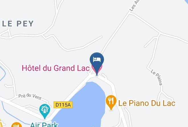 Isere - Hotel Du Grand Lac Maps