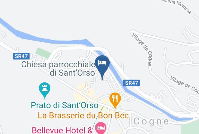 Aosta - Hotel Du Grand Paradis Maps
