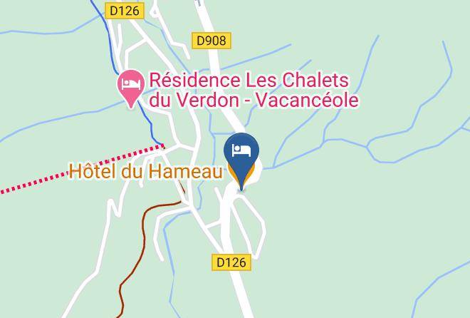 Alpes De Haute Provence - Hotel Du Hameau Maps