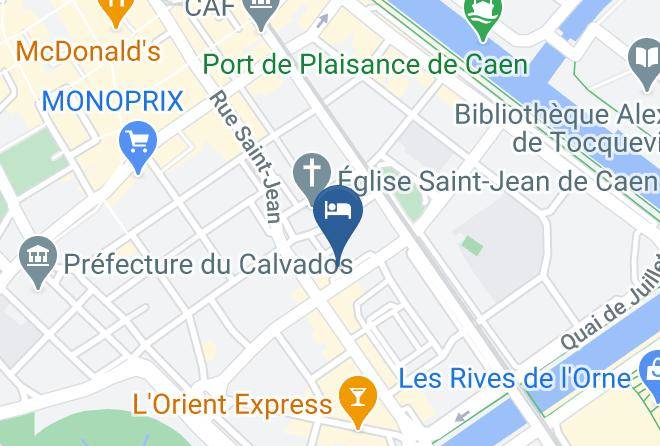 Calvados - Hotel Du Havre Caen Centre Maps