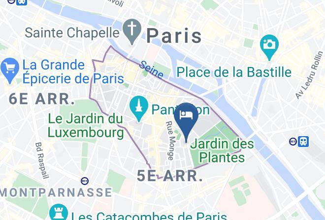 Paris - Hotel Du Jardin Des Plantes Maps