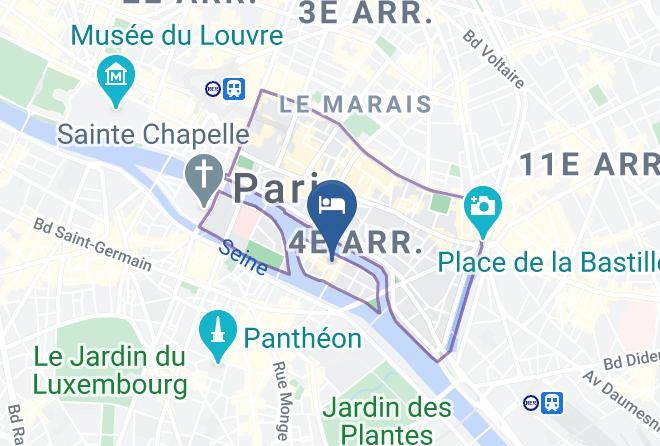 Paris - Hotel Du Jeu De Paume Maps