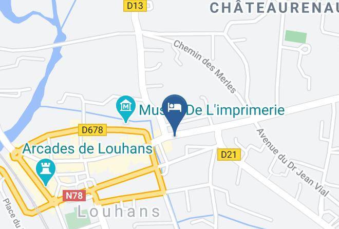 Saone Et Loire - Hotel Du Jura Maps