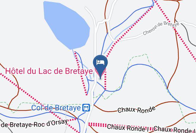 Aigle - Hotel Du Lac De Bretaye Maps