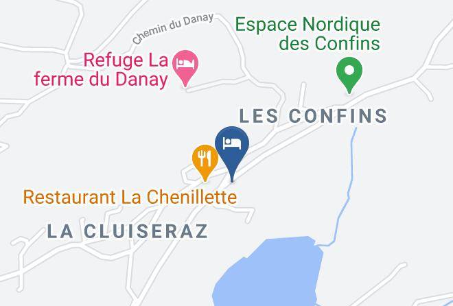Haute Savoie - Hotel Du Lac Des Confins Maps