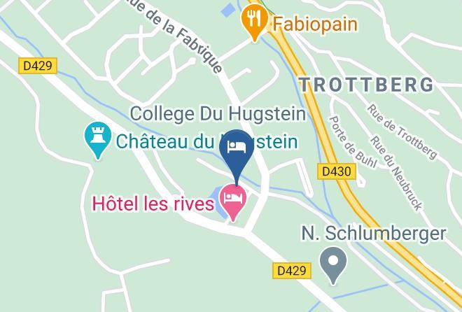 Haut Rhin - Hotel Du Lac Maps