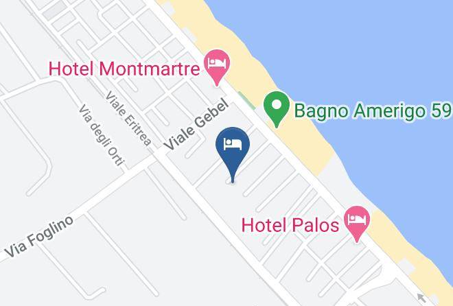 Rimini - Hotel Du Lac Maps