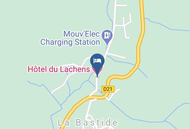 Var - Hotel Du Lachens Maps
