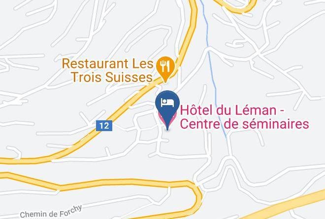 Pays D Enhaut - Hotel Du Leman Centre De Seminaires Maps