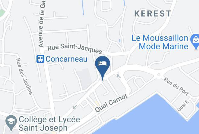 Finistere - Hotel Du Lin Maps