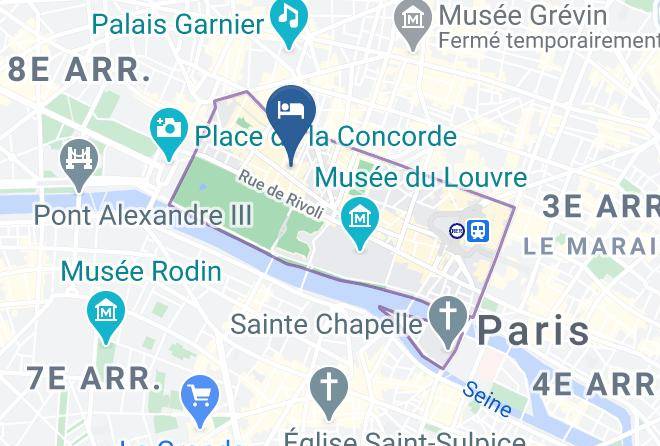 Paris - Lion D'or Louvre Hotel & Residence Maps