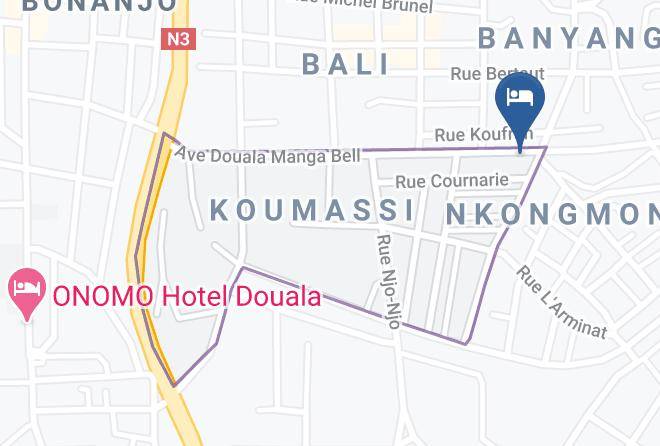 Wouri - Hotel Du Littoral Maps