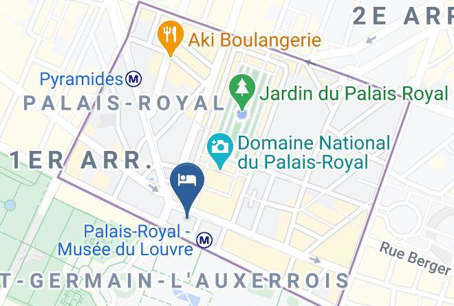 Paris - Hotel Du Louvre In The Unbound Collection By Hyatt Maps