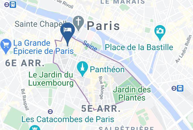 Paris - Hotel Du Lys Maps
