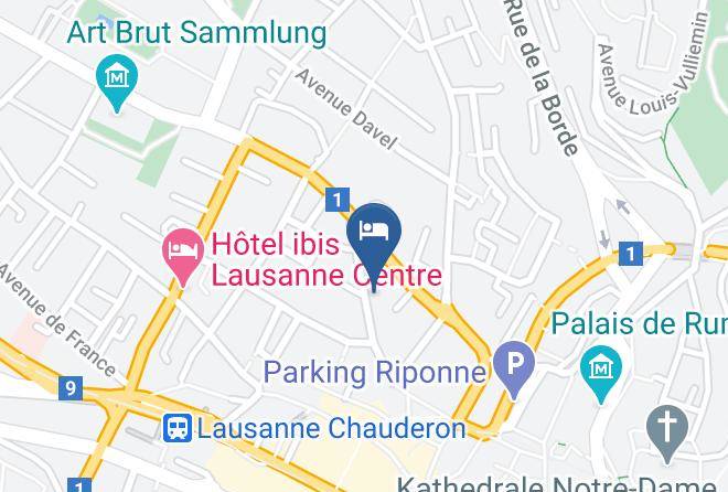 Lausanne - Hotel Du Marche Maps