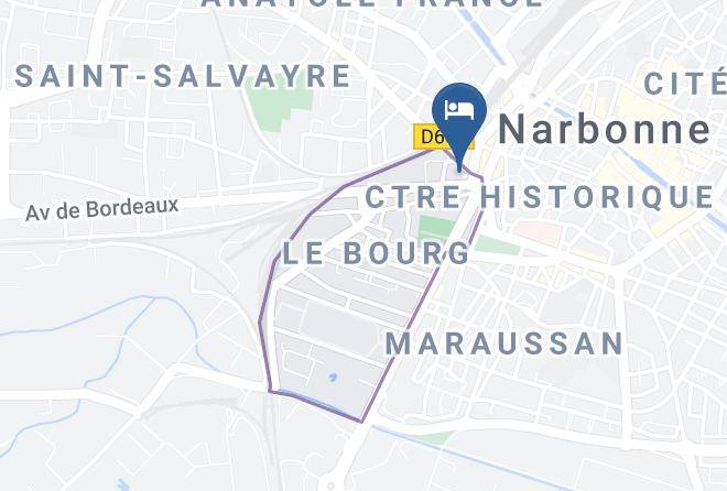 Aude - Hotel Du Midi Narbonne Maps